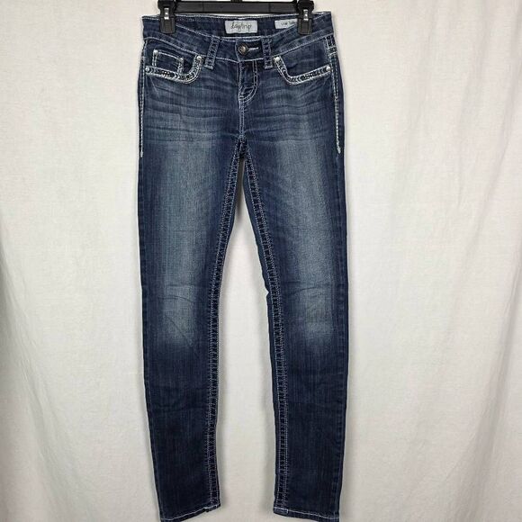 Daytrip Lynx Skinny Jeans Women’s 26L Dark Wash - Picture 2 of 9
